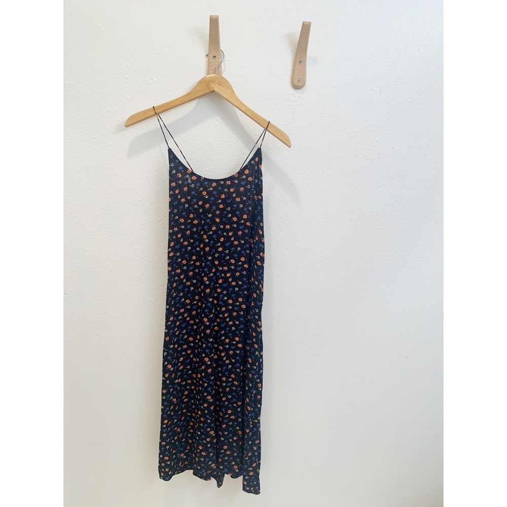Madewell Tie-Back Slip Dress in Prairie Posies